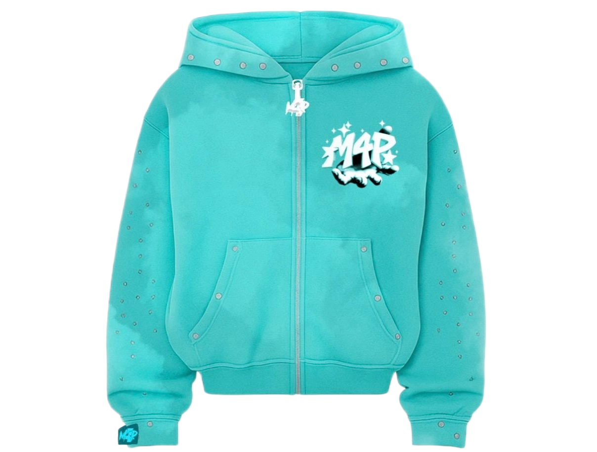 Presidential Zip Up (Teal)