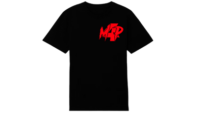 Motion No Emotion Tee (Black & Red)