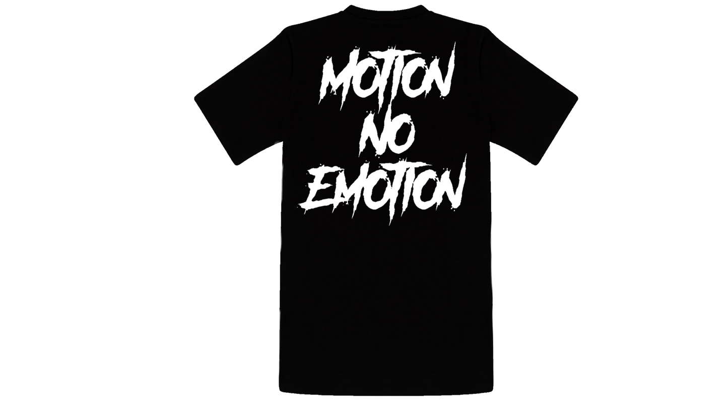 Motion No Emotion Tee (Back & White)