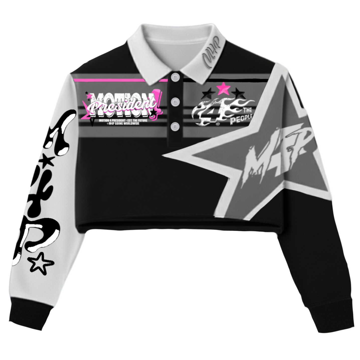 Womens Rugby LongSleeve (Crop)